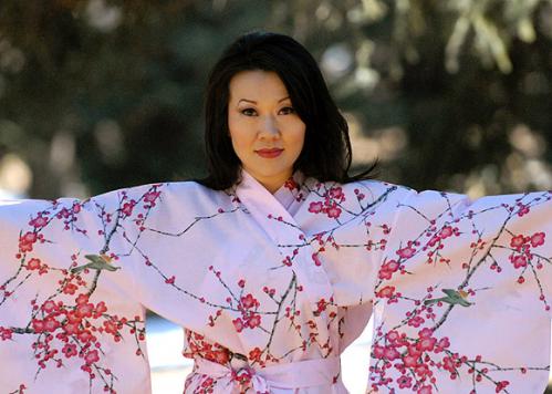 womens pink cherry blossom yukata from kimonoshop.com