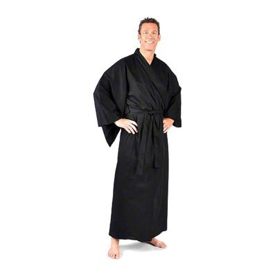 The Samurai black kimono for men.