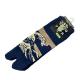 Men's Tabi Socks - Great Wave Navy 1