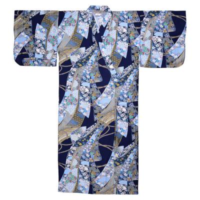 Kimono - Navy Ribbons