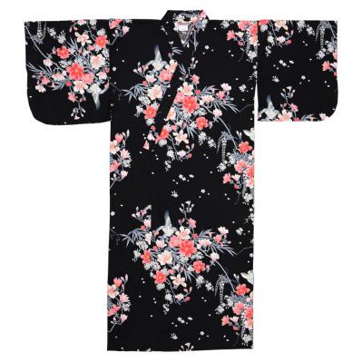 Kimono - Pink Blossom and Sparrow