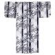 Yukata - Navy and White Bamboo 1