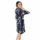 Navy Cherry Blossom Happi Coat 3