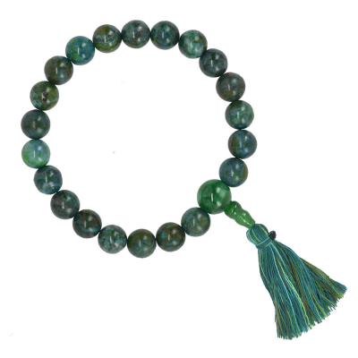 Wrist Mala - Azurite Malachite